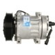 Compresor aer condiționat TCCI DAF 105 XF tip SD7H15, 4 pistoane, 24V, 7 nervuri, fulie 136 mm, R134a, capacitate ulei 175 ml