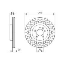 Disc frana BOSCH