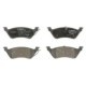 Set placute frana Spate BOSCH pentru CHRYSLER RAM, VOYAGER IV; DODGE CARAVAN 2.4-3.8, inaltime 50.8 mm, latime 156.2 mm, grosime 16.4 mm