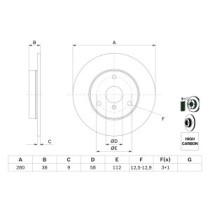 Disc frana BOSCH