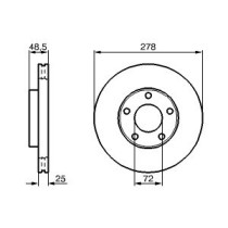 Disc frana BOSCH