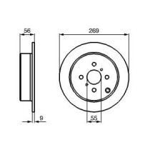 Disc frana BOSCH