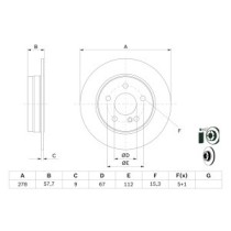 Disc frana BOSCH