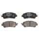 Set placute frana fata BOSCH MAZDA 2 1.5/1.5D 08.14- inaltime 51.7 mm latime 125.5 mm grosime 15.1 mm