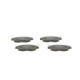 Set placute frana fata BOSCH MAZDA 2 1.5/1.5D 08.14- inaltime 51.7 mm latime 125.5 mm grosime 15.1 mm