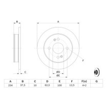 Disc frana BOSCH