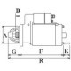 Demaror HC-CARGO 24V 6,2kW DAF 75 CF 85 CF 95 XF CF 85 XF 95 PF183M-XF355M 01.97-05.13 380mm 110mm 11 dinti 3 gauri