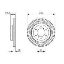 Disc frana BOSCH