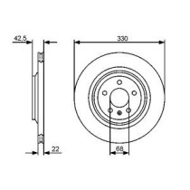 Disc frana BOSCH