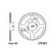 Roata dintata JT ZĘBATKI pinion spate 33 dinti 52.0 mm diametru interior 68.0 mm spatiere gauri montare otel tip lant 420