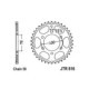 Roata dintata JT ZĘBATKI pinion spate 48 dinti diametru interior 76.0 mm spatiere gauri montare 100.0 mm 6 gauri 10.5 mm