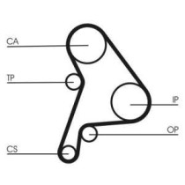 Set curea de distributie CONTITECH