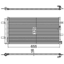 Condensator, climatizare MAHLE