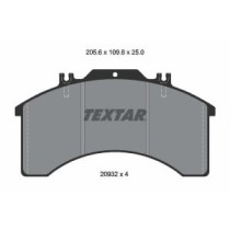 Set placute frana,frana disc TEXTAR