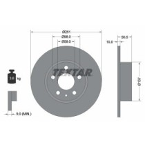 Disc frana TEXTAR