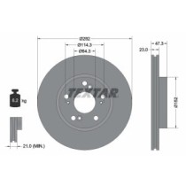 Disc frana TEXTAR