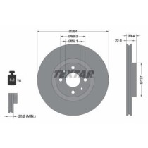 Disc frana TEXTAR