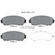 Set placute frana fata TEXTAR pentru GREAT WALL HOVER H5, HOVER H6, HONDA CROSSTOUR I, CR-V III, IV, V, ODYSSEY, ZR-V 1.5-3.5