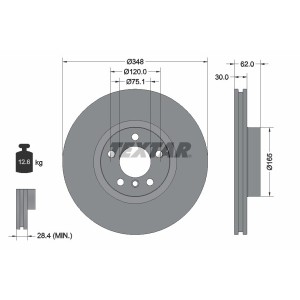 Disc frana TEXTAR