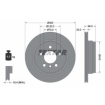 Disc frana TEXTAR