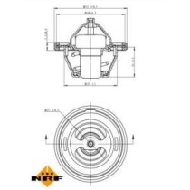 Termostat,lichid racire NRF