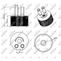 Radiator ulei, ulei motor NRF