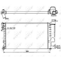 Radiator, racire motor NRF