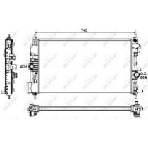 Radiator, racire motor NRF