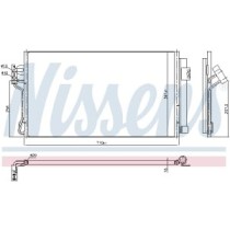 Condensator, climatizare NISSENS