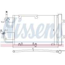 Condensator, climatizare NISSENS