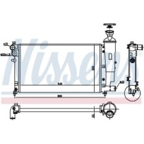 Radiator, racire motor NISSENS