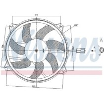 Ventilator, radiator NISSENS