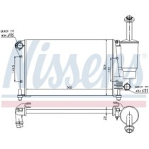 Radiator, racire motor NISSENS