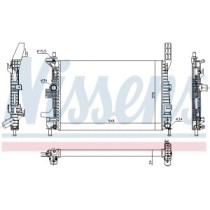 Radiator, racire motor NISSENS