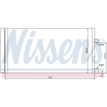 Condensator, climatizare NISSENS