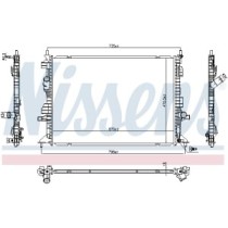 Radiator, racire motor NISSENS