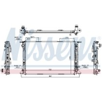 Radiator, racire motor NISSENS