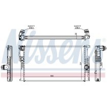 Radiator, racire motor NISSENS