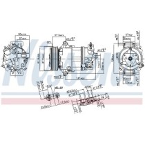 Compresor, climatizare NISSENS