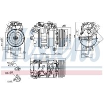 Compresor, climatizare NISSENS