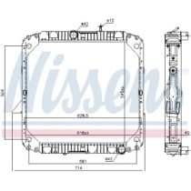 Radiator, racire motor NISSENS