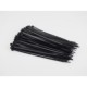 Colier furtun MAMMOOTH 100 buc negru plastic latime 2,5 mm lungime 100 mm diametru max 25 mm