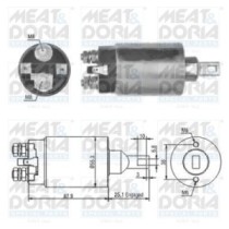 Solenoid, electromotor MEAT & DORIA