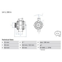 Alternator BOSCH