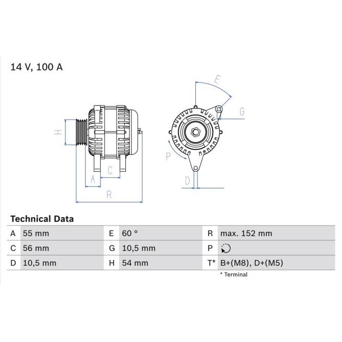 Alternator BOSCH