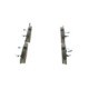 Set placute frana fata BOSCH cu instructiuni de montare, lacat, tampon de amortizare pentru BMW 1 E82, 3 E90 E91 E92 E93 E60 E61