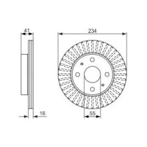 Disc frana BOSCH