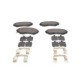 Set placute frana fata BOSCH pentru FORD RANGER, MAZDA B-SERIE, BT-50 2.5D/3.0D 06.99-12.15, 58.4mm x 145.1mm x 14.0mm