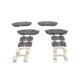 Set placute frana fata BOSCH pentru FORD RANGER, MAZDA B-SERIE, BT-50 2.5D/3.0D 06.99-12.15, 58.4mm x 145.1mm x 14.0mm