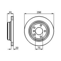 Disc frana BOSCH